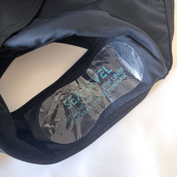 SEA LEVEL AUSTRALIA NWT Essentials Short Sleeve One Piece in Black Size US 12 - Picture 11 of 15